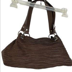 Herve Leger Paris vintage leather bag.